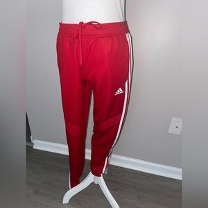 Red Adidas Striped Pants